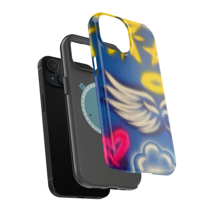 MagSafe "celestial halo" airbrush iPhone case