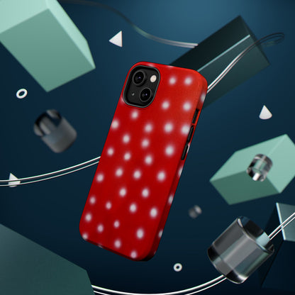 MagSafe "cherry crush polka dot" airbrush iPhone case