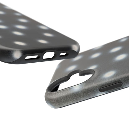 MagSafe "coconut noir polka dot" airbrush iPhone case