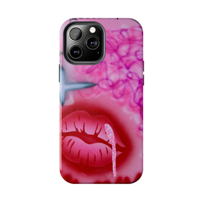 "glitter aura" airbrush iPhone case