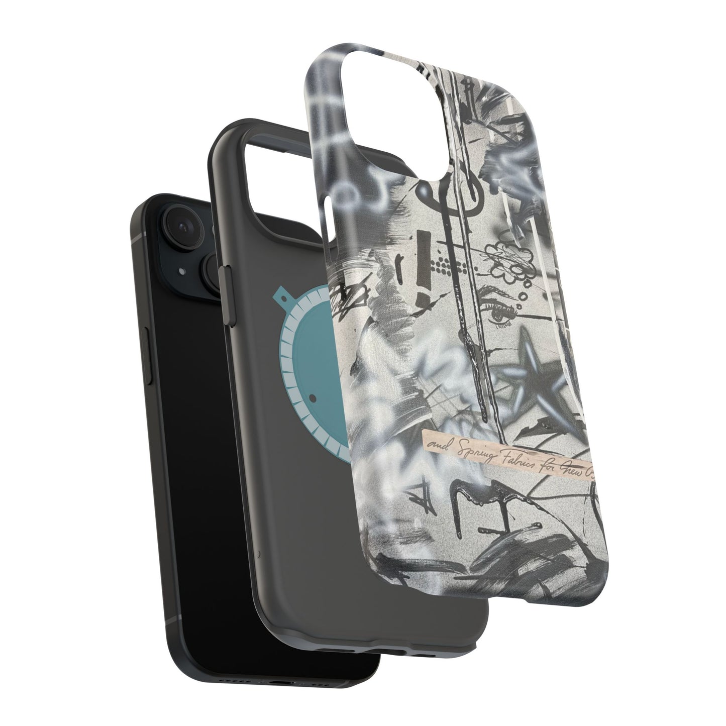 MagSafe "monochrome mood" airbrush iPhone case