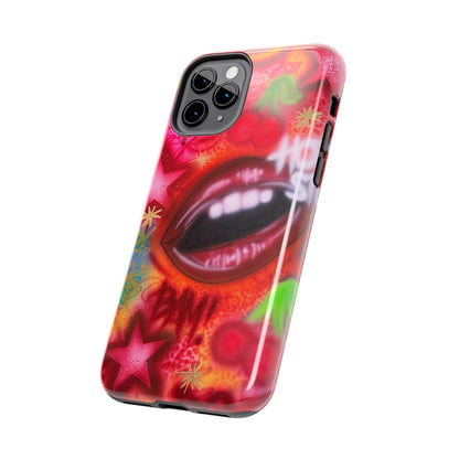"hot stuff" airbrush iPhone case
