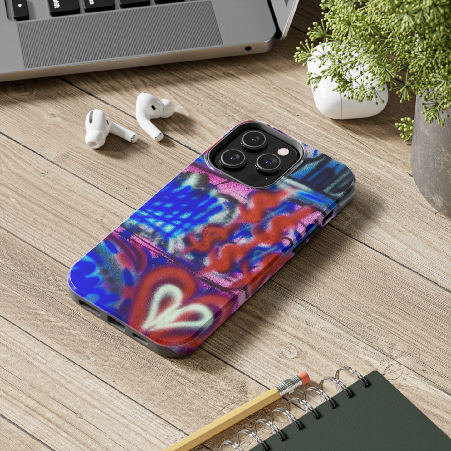 "money wins" airbrush iPhone case