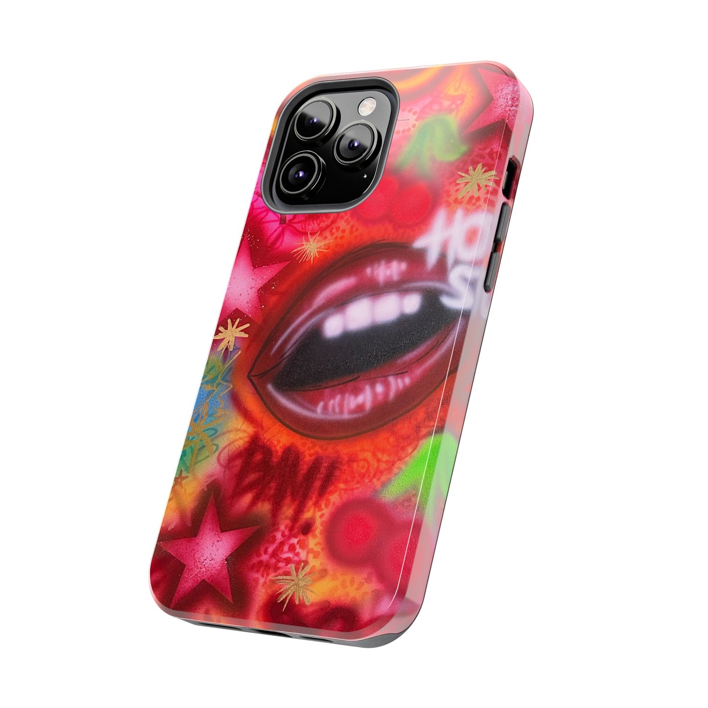 "hot stuff" airbrush iPhone case