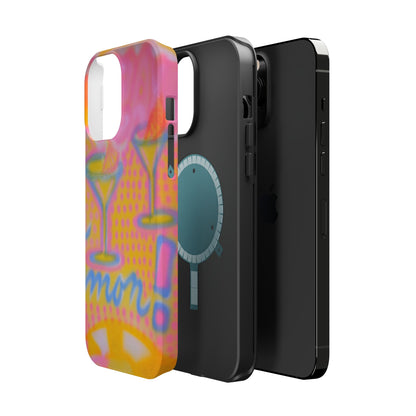 MagSafe "lemontini" airbrush iPhone case