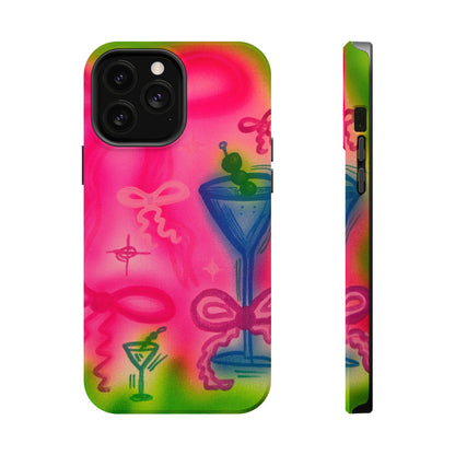 MagSafe „Bow Martini“ Airbrush-iPhone-Hülle