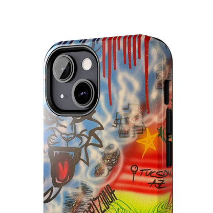 "tucson, arizona pt. 2" airbrush iPhone case