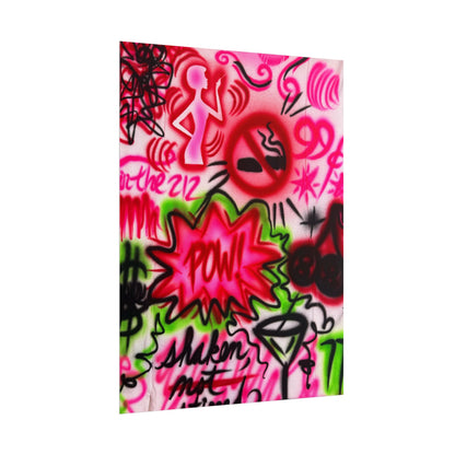 "in the 212" airbrush rolled print