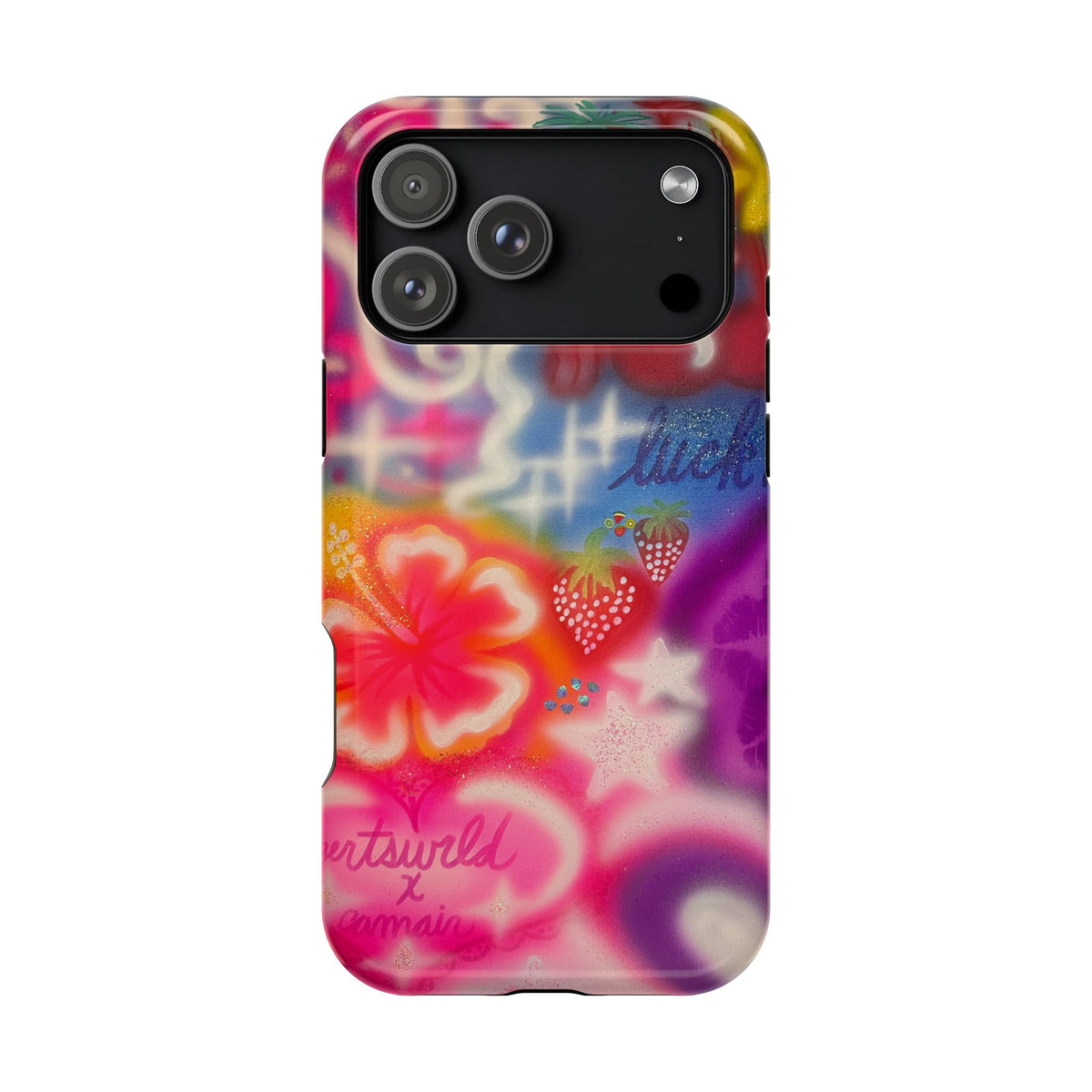 MagSafe „luck & luv“ Airbrush iPhone-Hülle