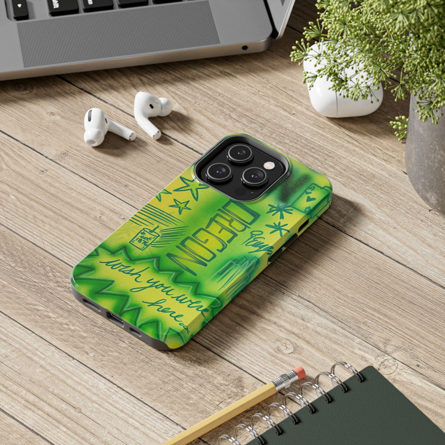 "oregon" airbrush iPhone case