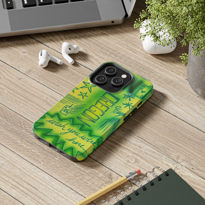 "oregon" airbrush iPhone case
