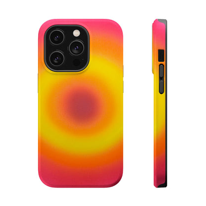 MagSafe "Pink Lemonade Aura" Airbrush iPhone Case