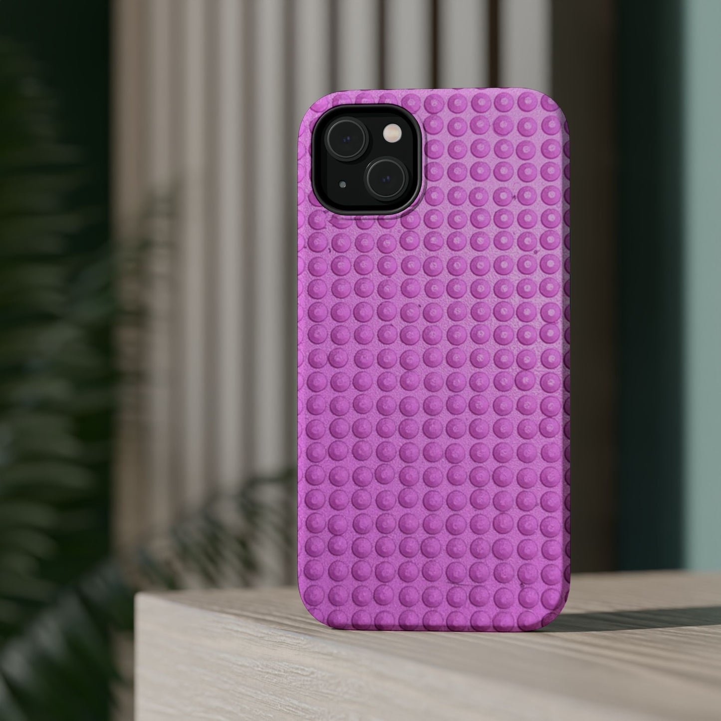 MagSafe "pink studs" airbrush iPhone case