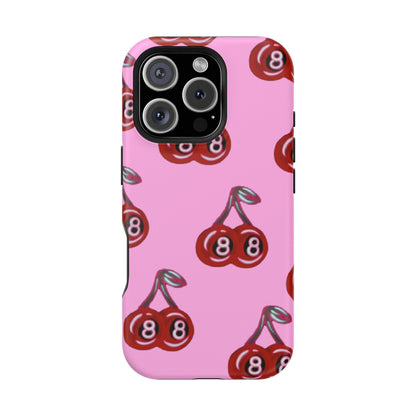 MagSafe "cami cherry pink" Airbrush iPhone Hülle