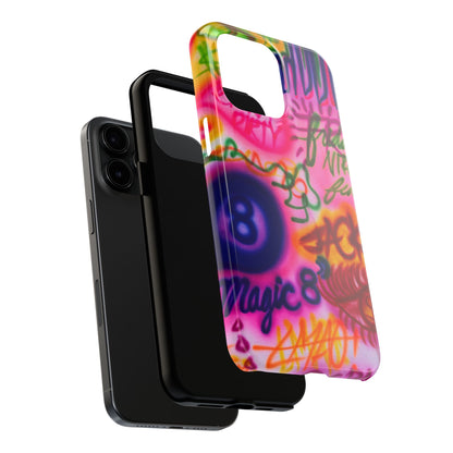 "colorful chaos" airbrush iPhone case