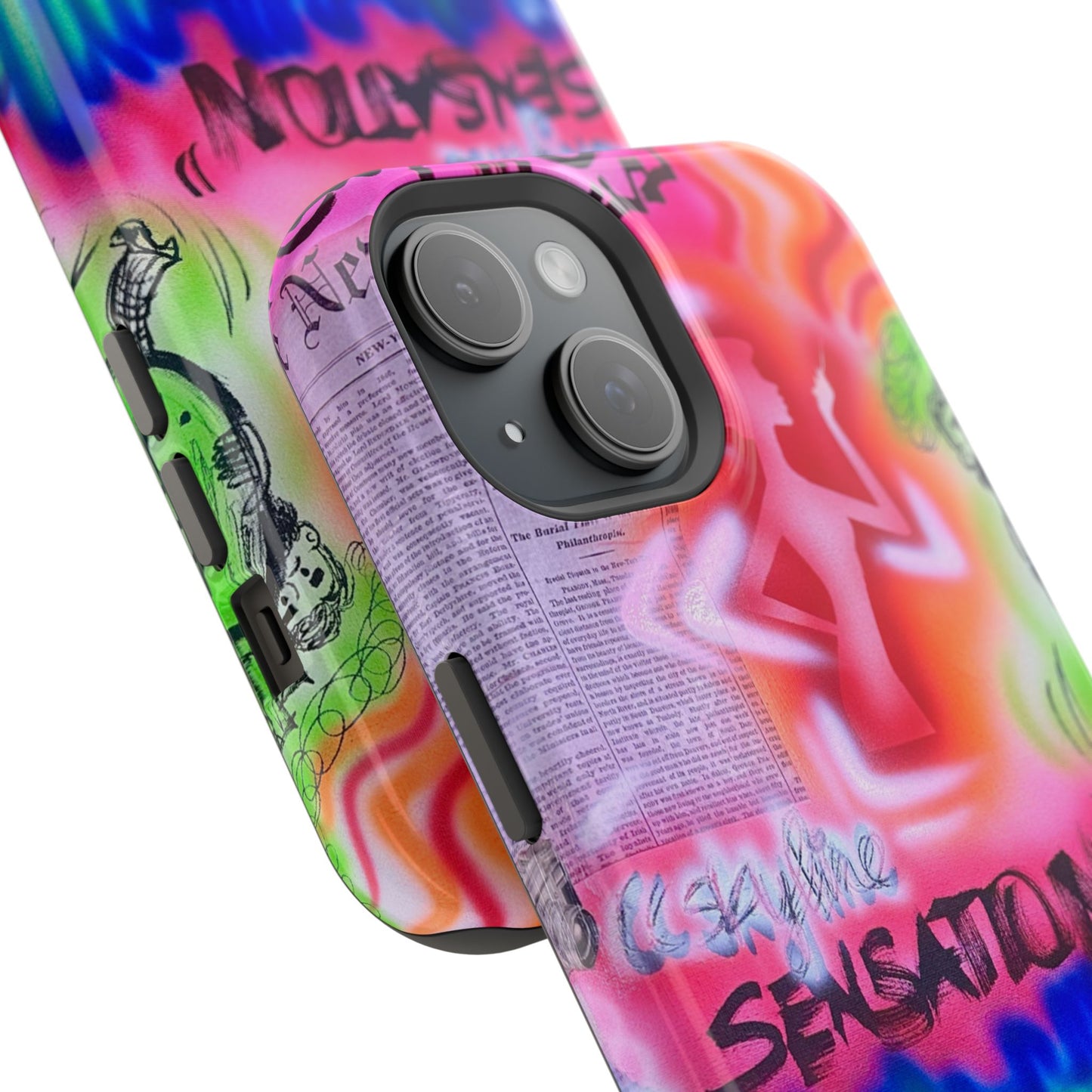 MagSafe "skyline sensation" airbrush iPhone case