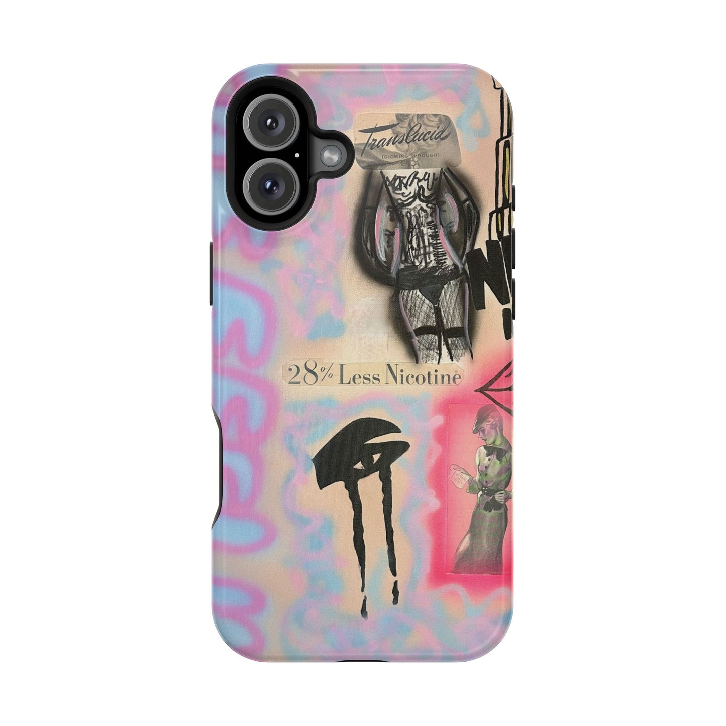 MagSafe "the feeling" airbrush iPhone case