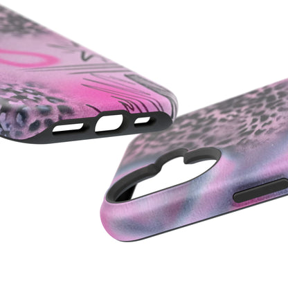 MagSafe "onyx cheetah" Airbrush iPhone Hülle