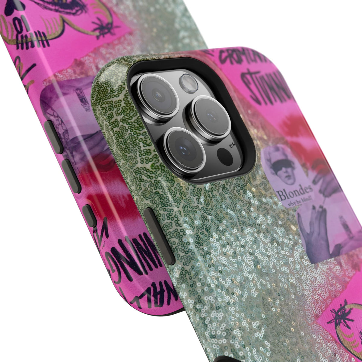 MagSafe "glitter gloss" airbrush iPhone case