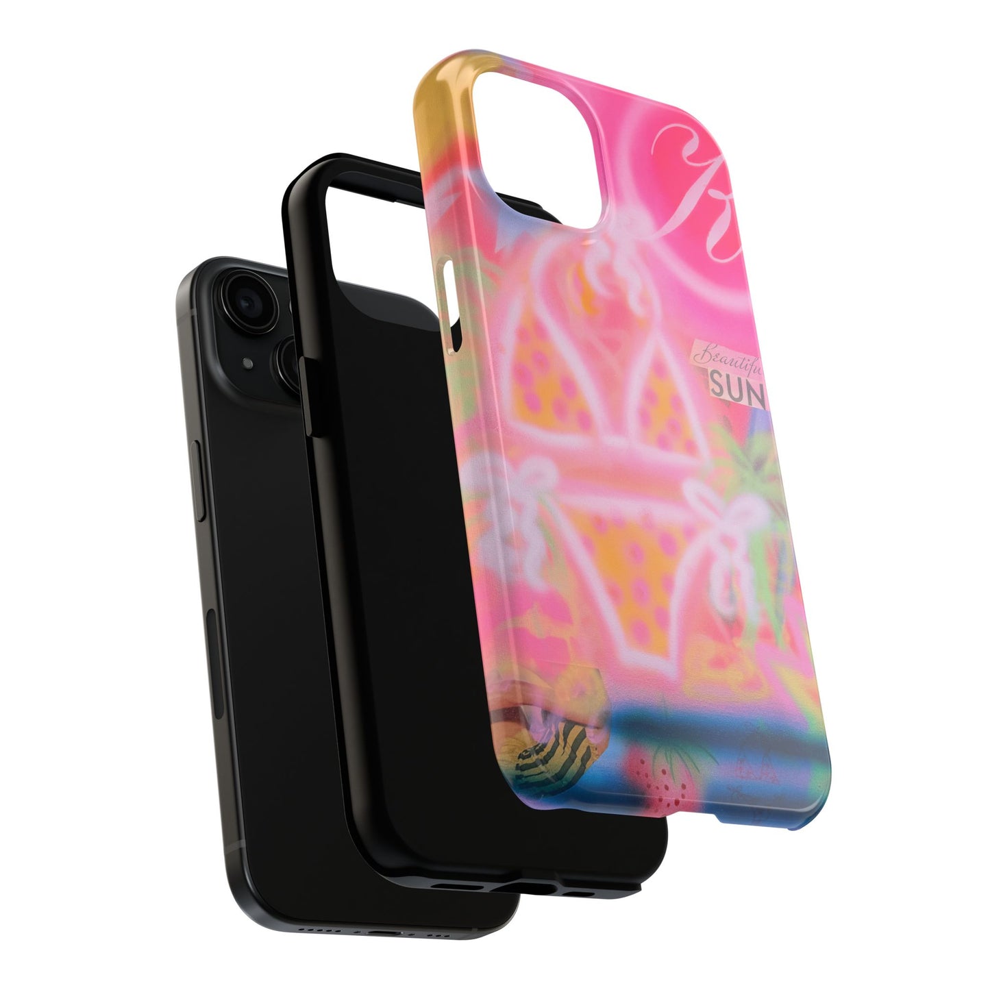 "santa monica strawberry" airbrush iPhone case