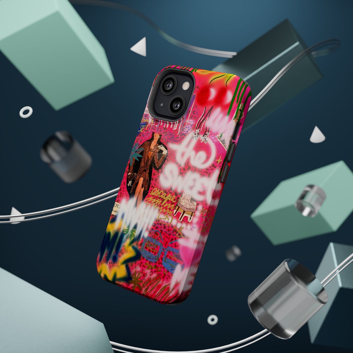 MagSafe "Sweet Escape" Airbrush iPhone Hülle