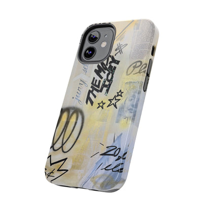 "golden glacier" airbrush iPhone case