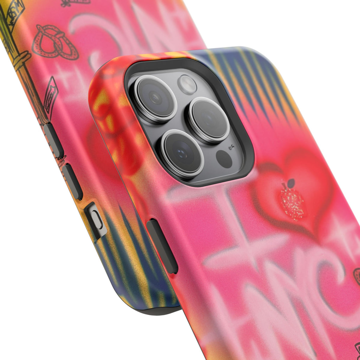 MagSafe „In der Stadt“ Airbrush iPhone-Hülle