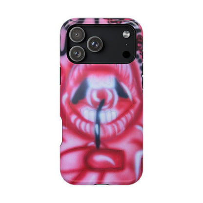 MagSafe "be happy, go lucky" Airbrush-iPhone-Hülle