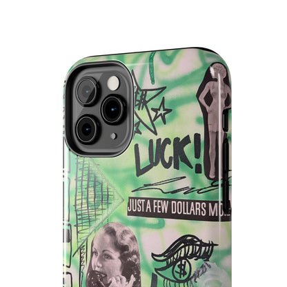 "lust over luck" airbrush iPhone case