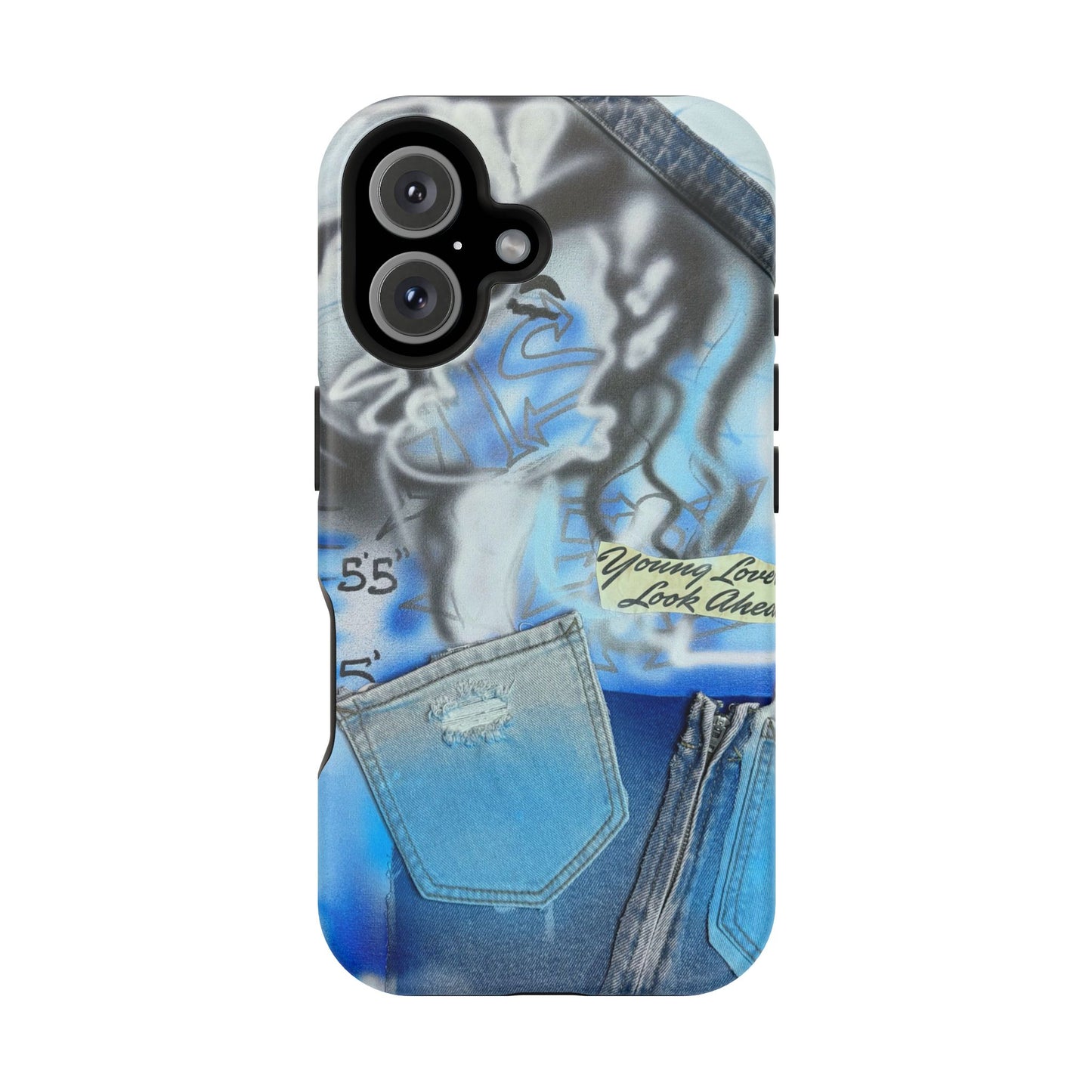 MagSafe "young lovers" airbrush iPhone case