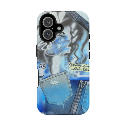 MagSafe "young lovers" airbrush iPhone case