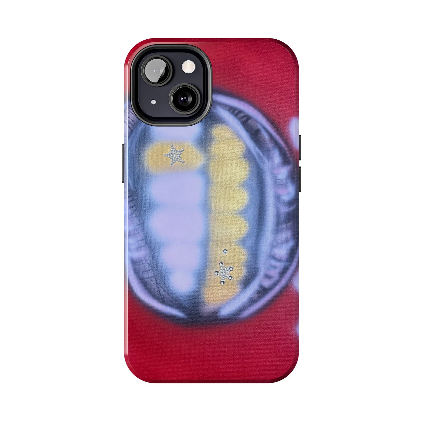 "bite me bling" airbrush iPhone case