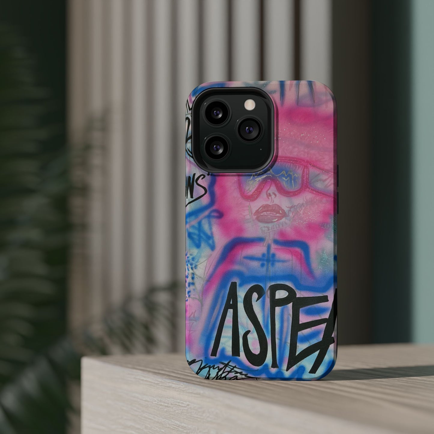 MagSafe "aspen aspirations" airbrush iPhone case