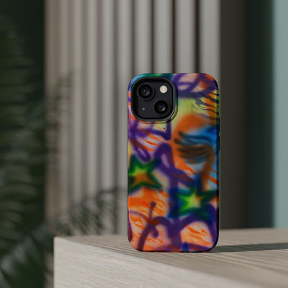MagSafe "streetwear angel" airbrush iPhone case