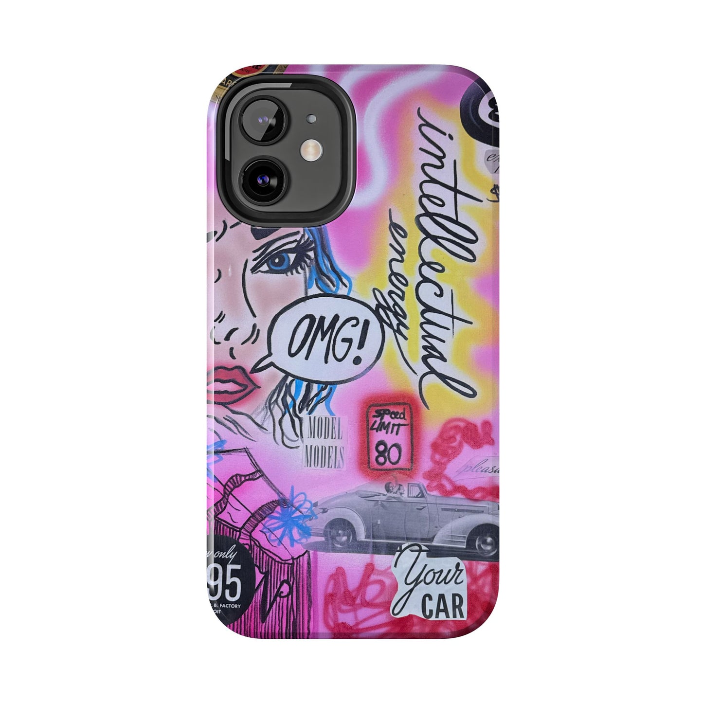 "intellectual energy" airbrush iPhone case