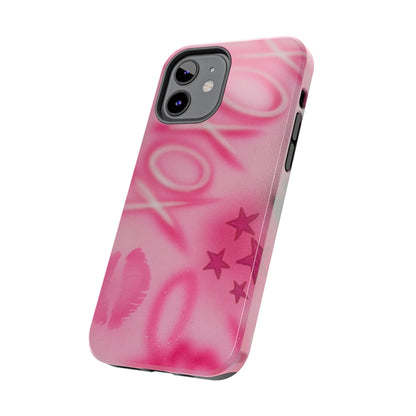 "perfectly pink" airbrush iPhone case