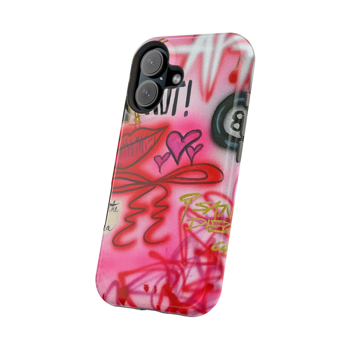 MagSafe "IT girl" airbrush iPhone case