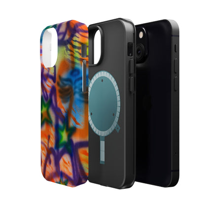 MagSafe "streetwear angel" airbrush iPhone case