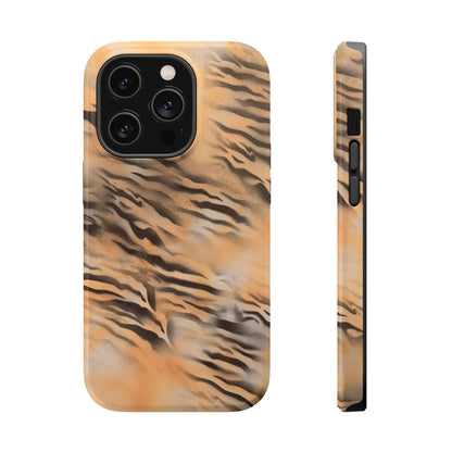 MagSafe "neutral tiger" airbrush iPhone case