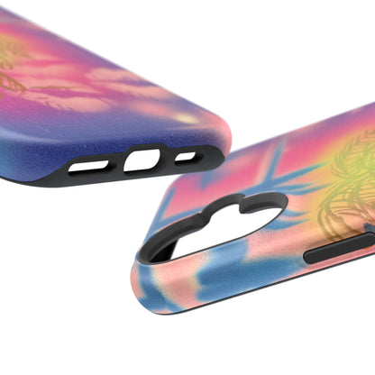 MagSafe "glowy night" airbrush iPhone case