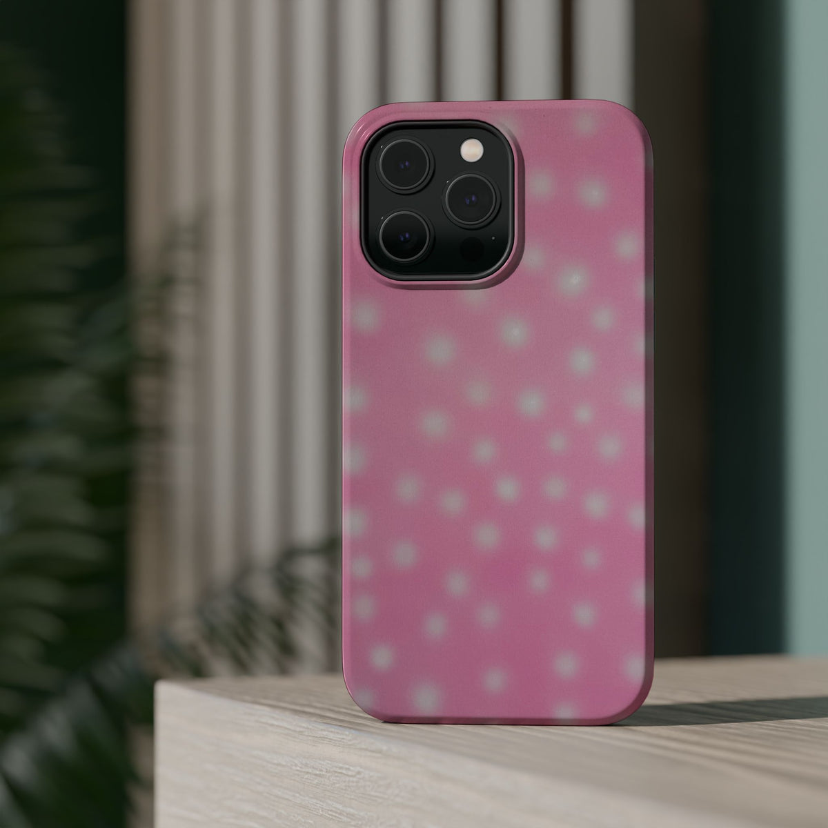 MagSafe "Erdbeerstrudel-Polkadots" Airbrush iPhone Hülle