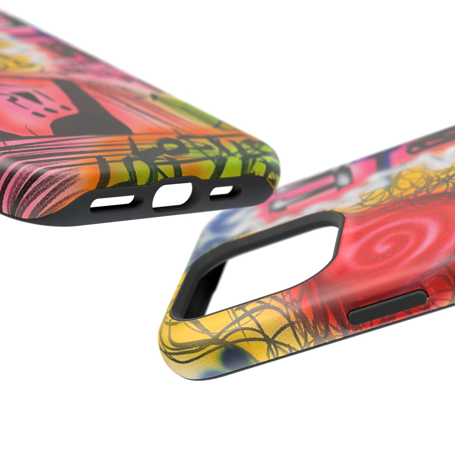 MagSafe „Lost in Paradise“ Airbrush-iPhone-Hülle