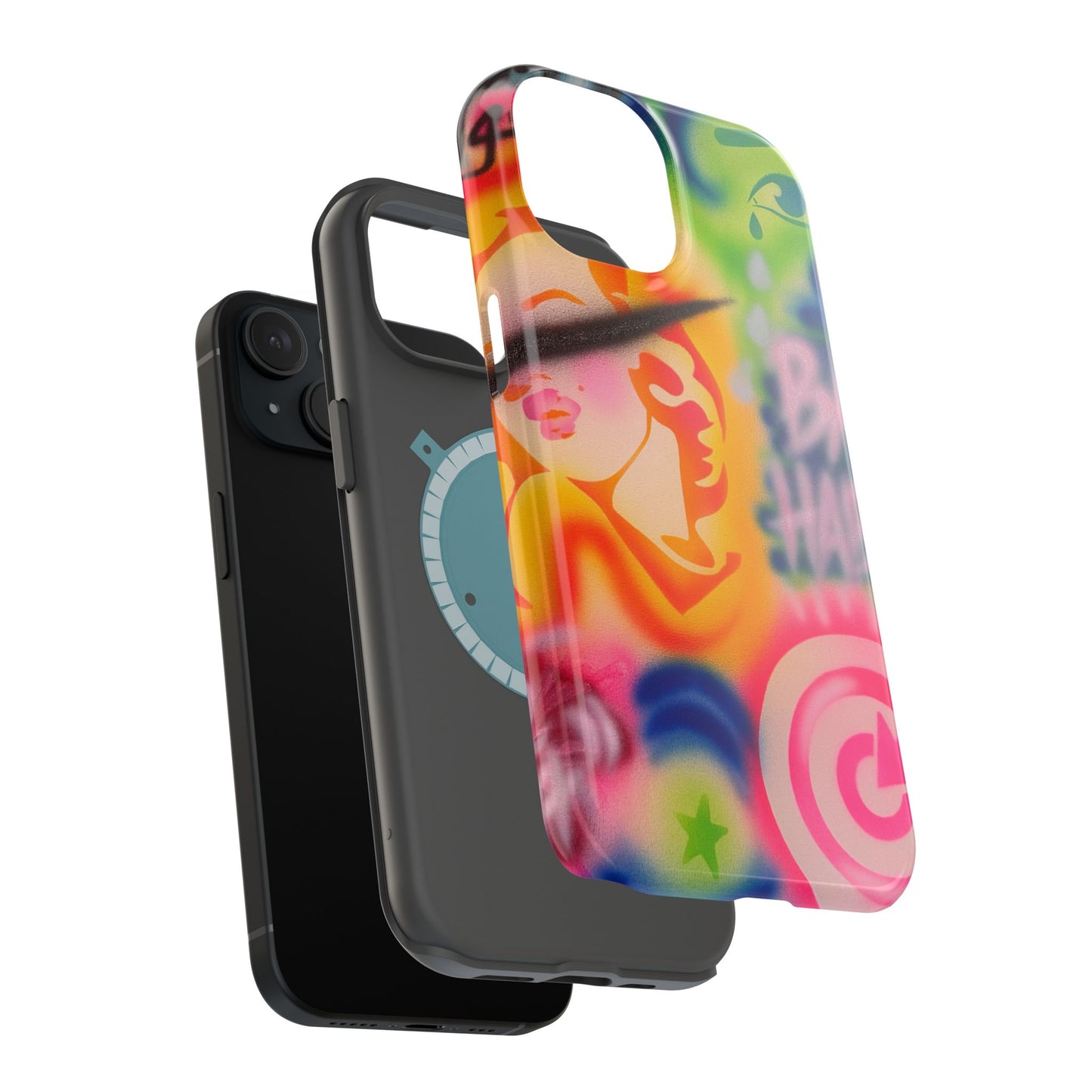 MagSafe „schlechte Angewohnheiten“ Airbrush iPhone Hülle