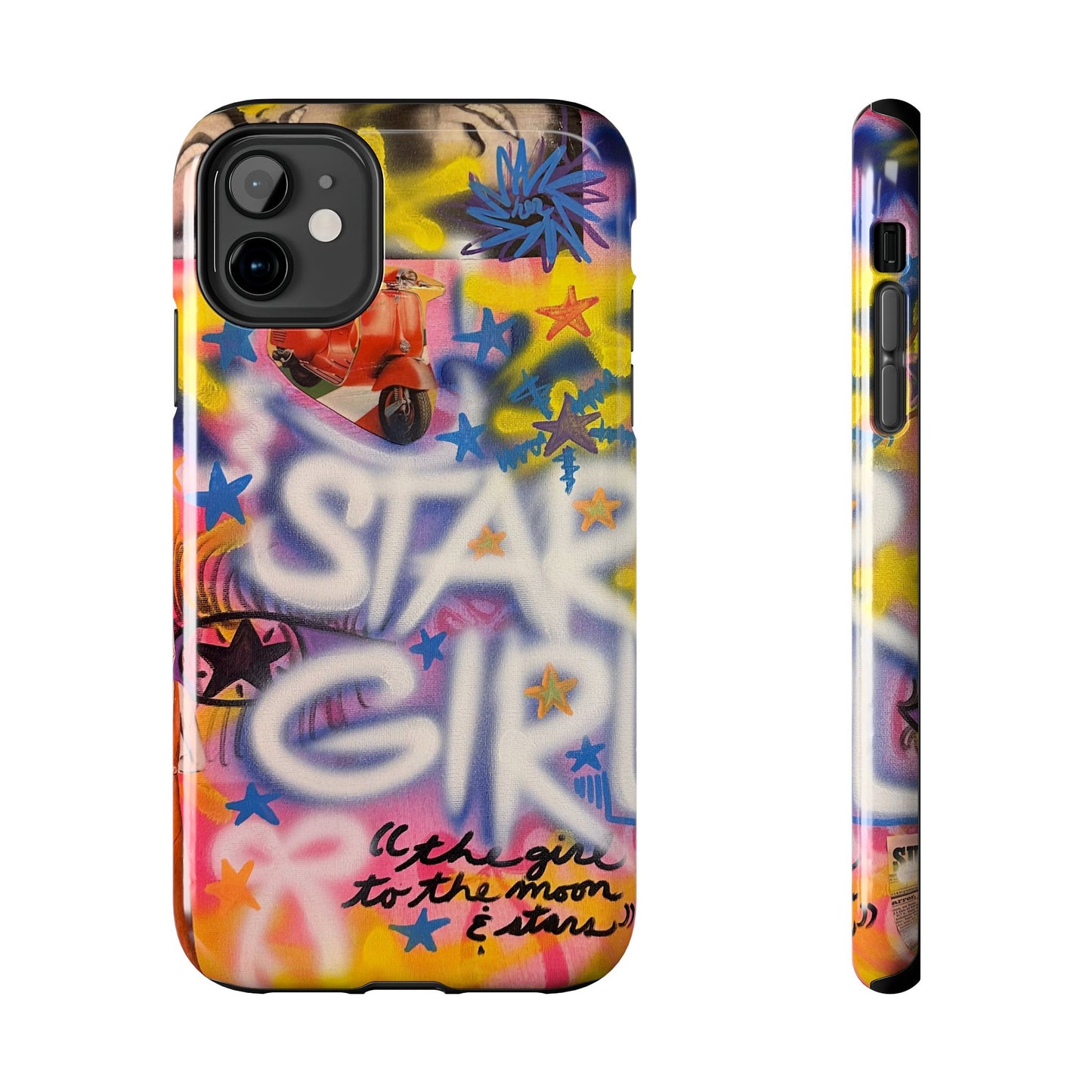 "STARGIRL" airbrush iPhone case