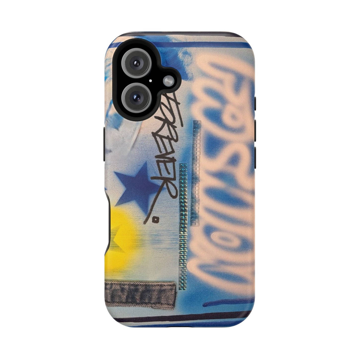 MagSafe "fashion forever" airbrush iPhone case