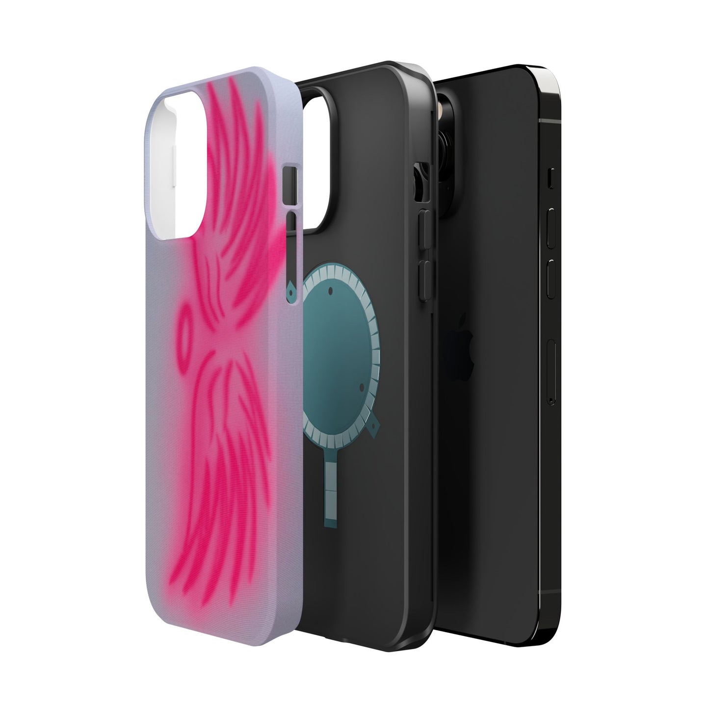 MagSafe "angel wings" airbrush iPhone case