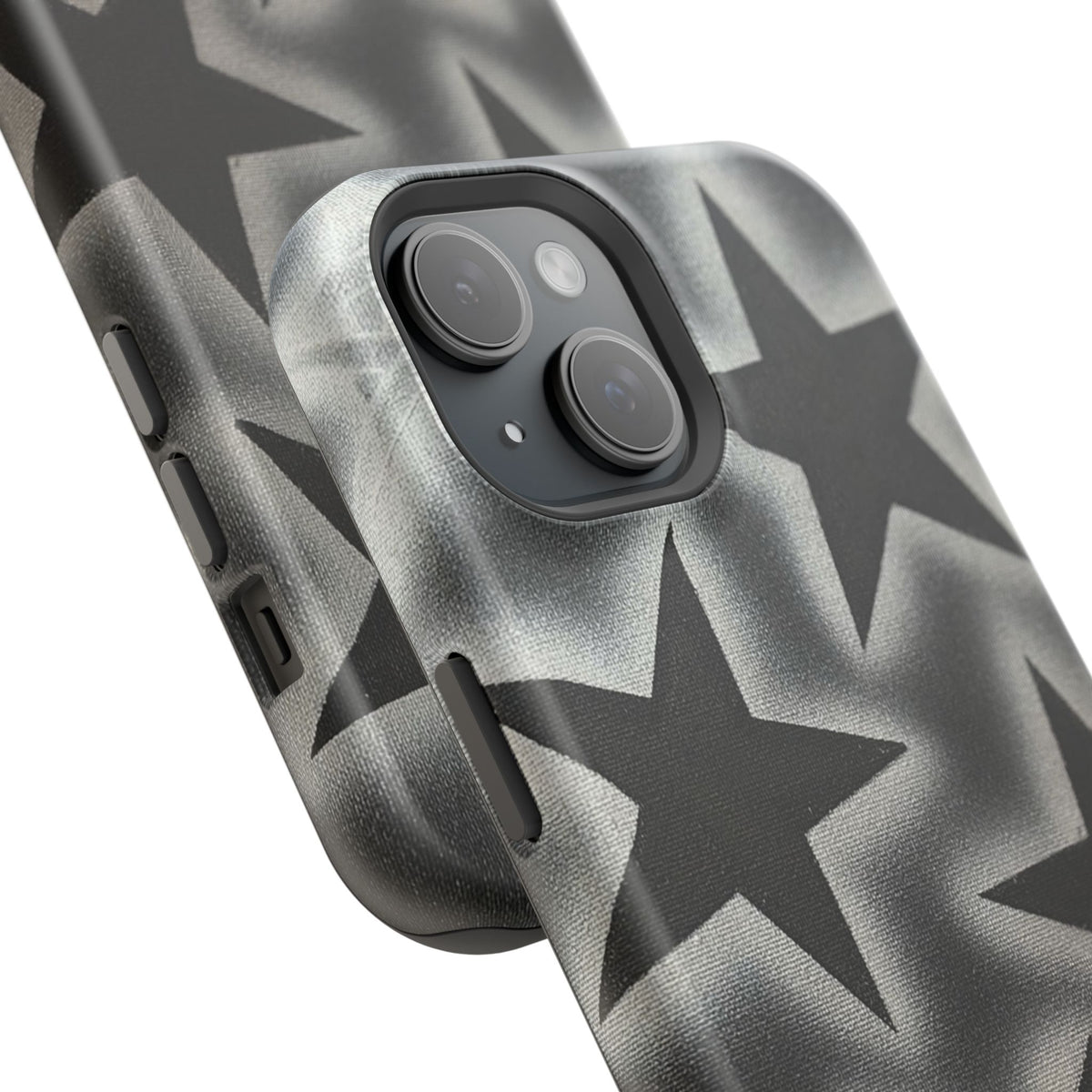 MagSafe "chrome stars" airbrush iPhone case