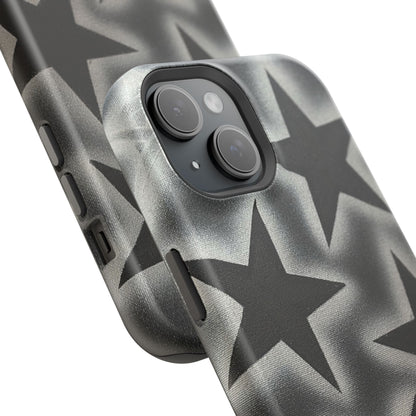 MagSafe "chrome stars" airbrush iPhone case