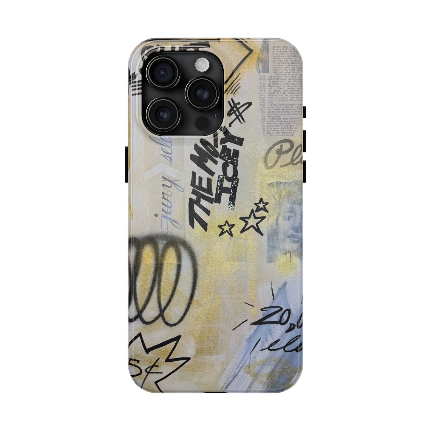 "golden glacier" airbrush iPhone case