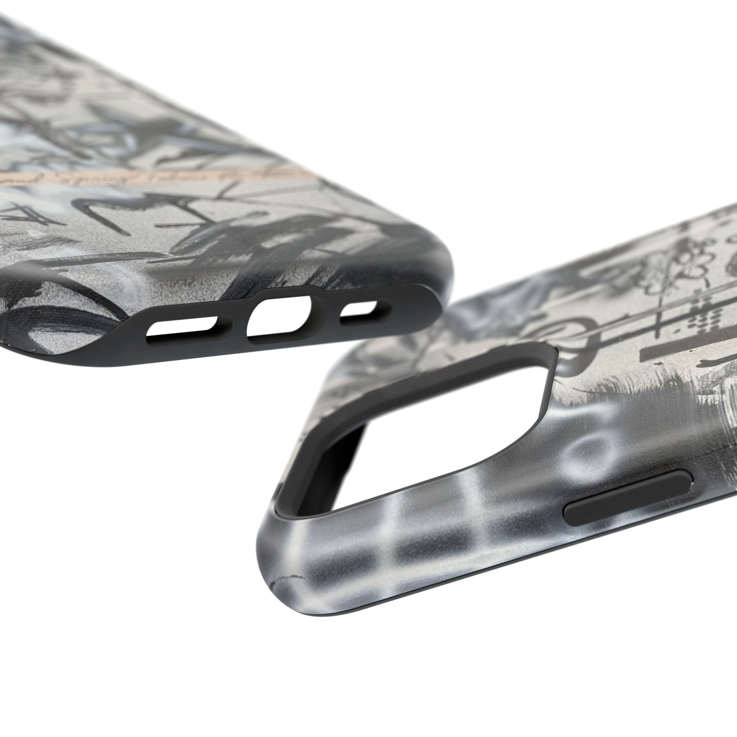 MagSafe "monochrome mood" airbrush iPhone case